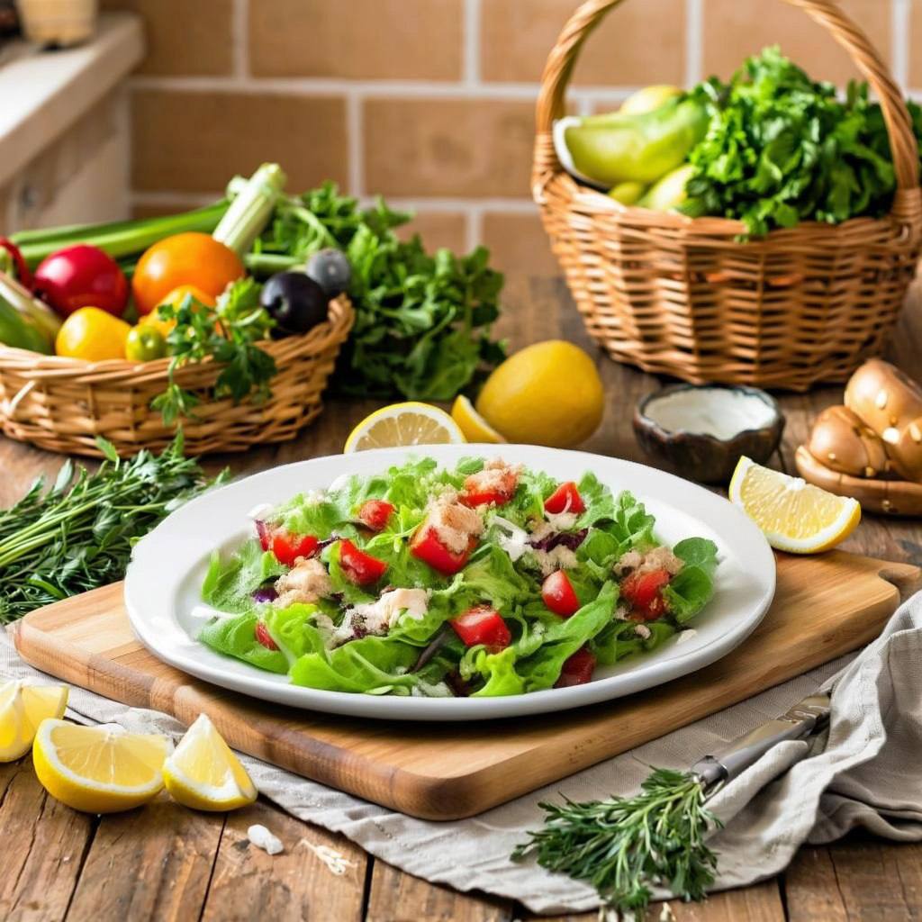 Овощной хруст с индейкой