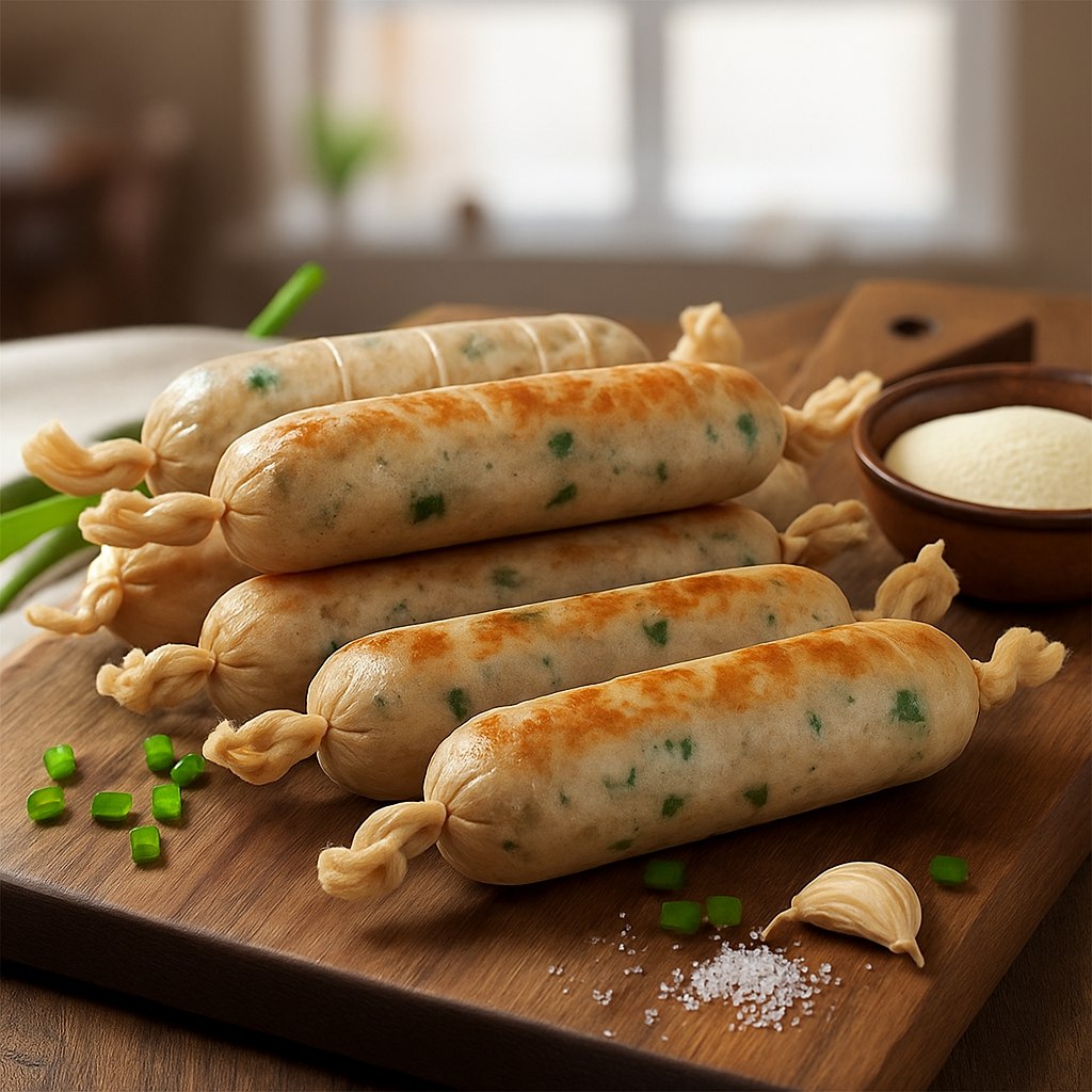 Куриные сосиски домашние