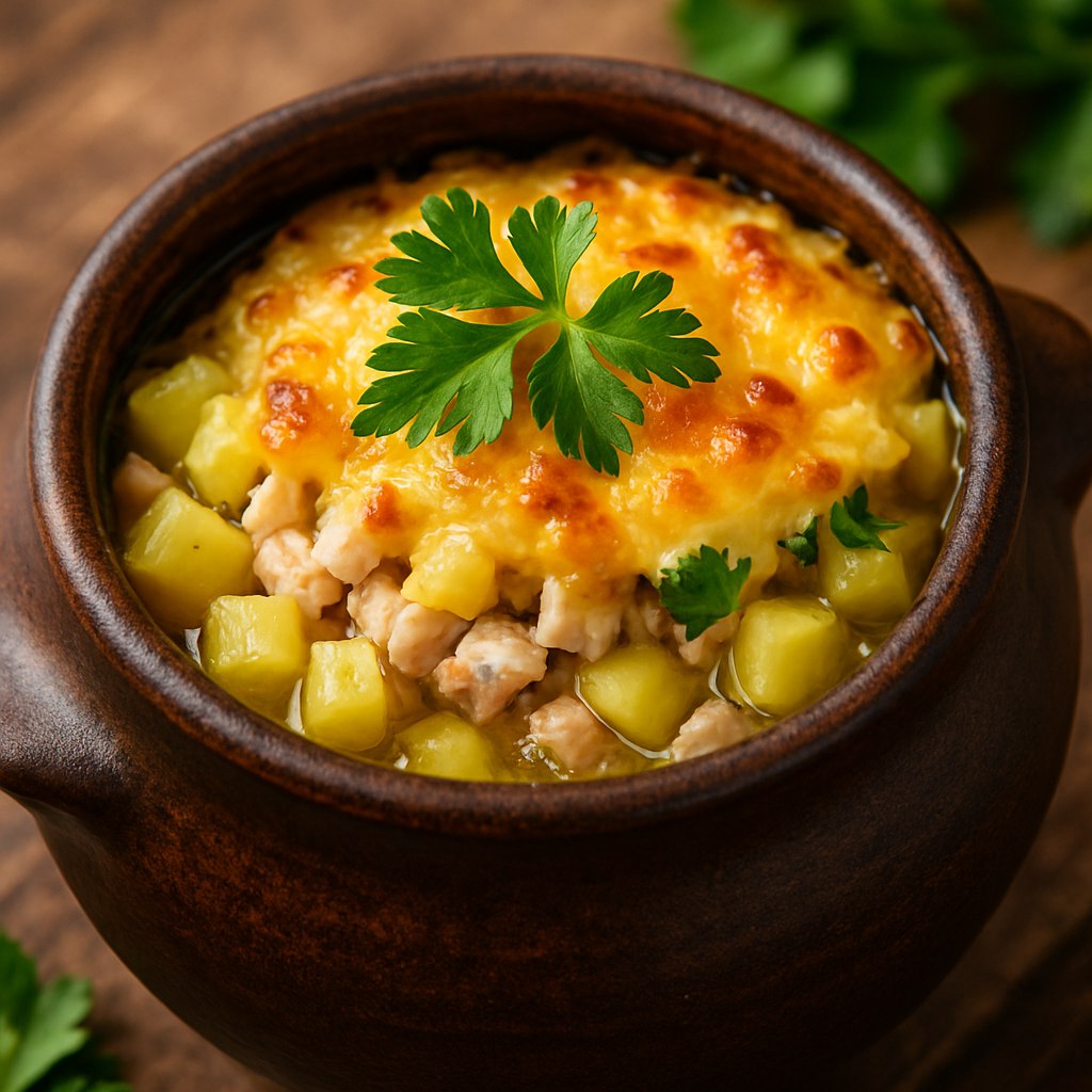 Куриное филе с картофелем