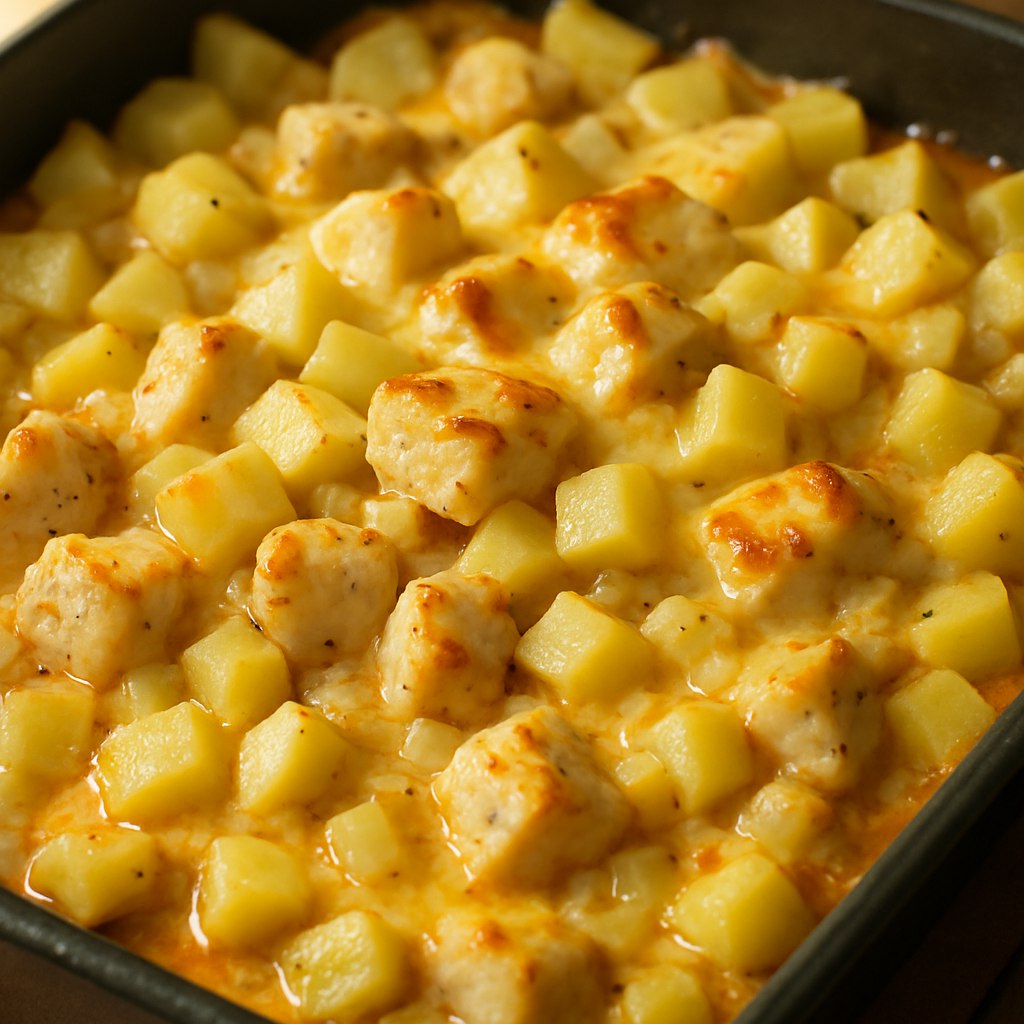 Куриная грудка с яблоком