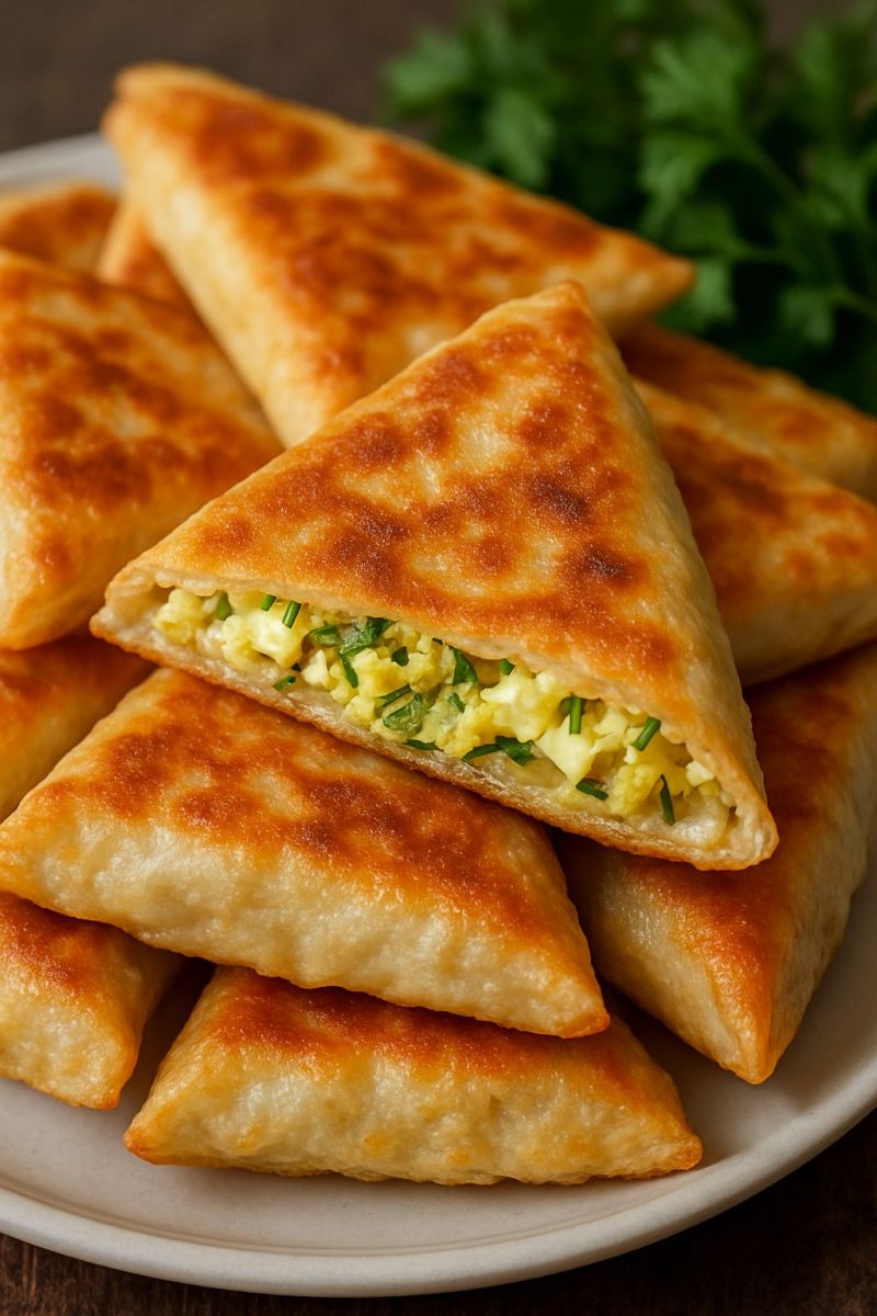 Жареные лавашные рулетики с сыром