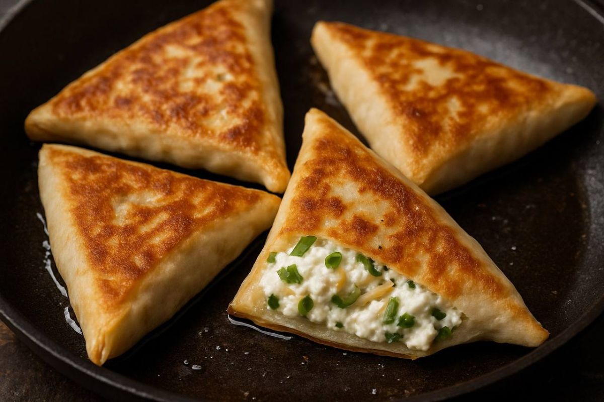 Лавашные конвертики жареные