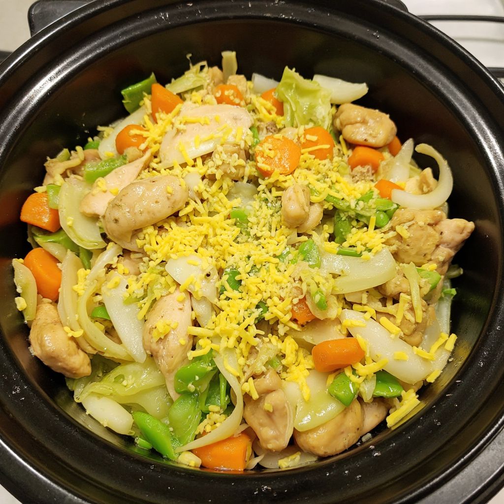 Запеканка из курицы и овощей