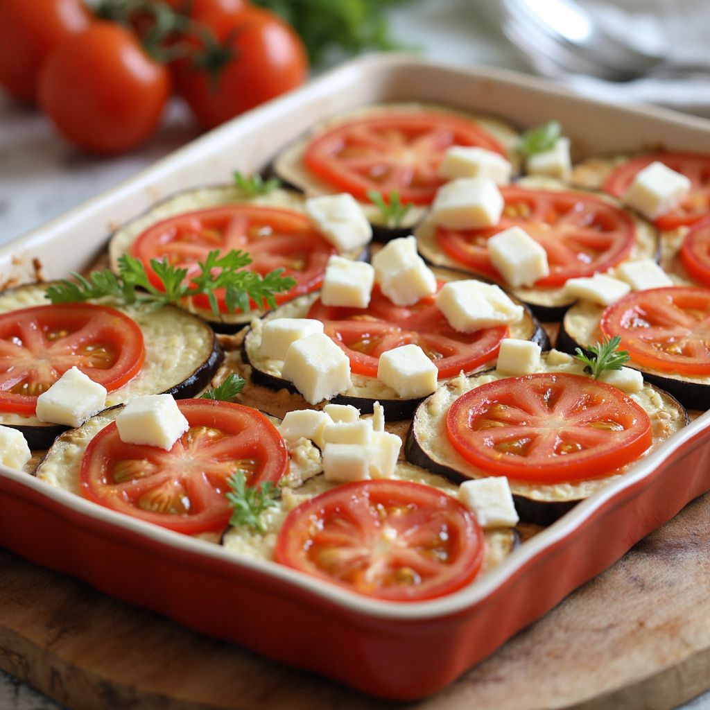 Запеченные баклажаны с сыром