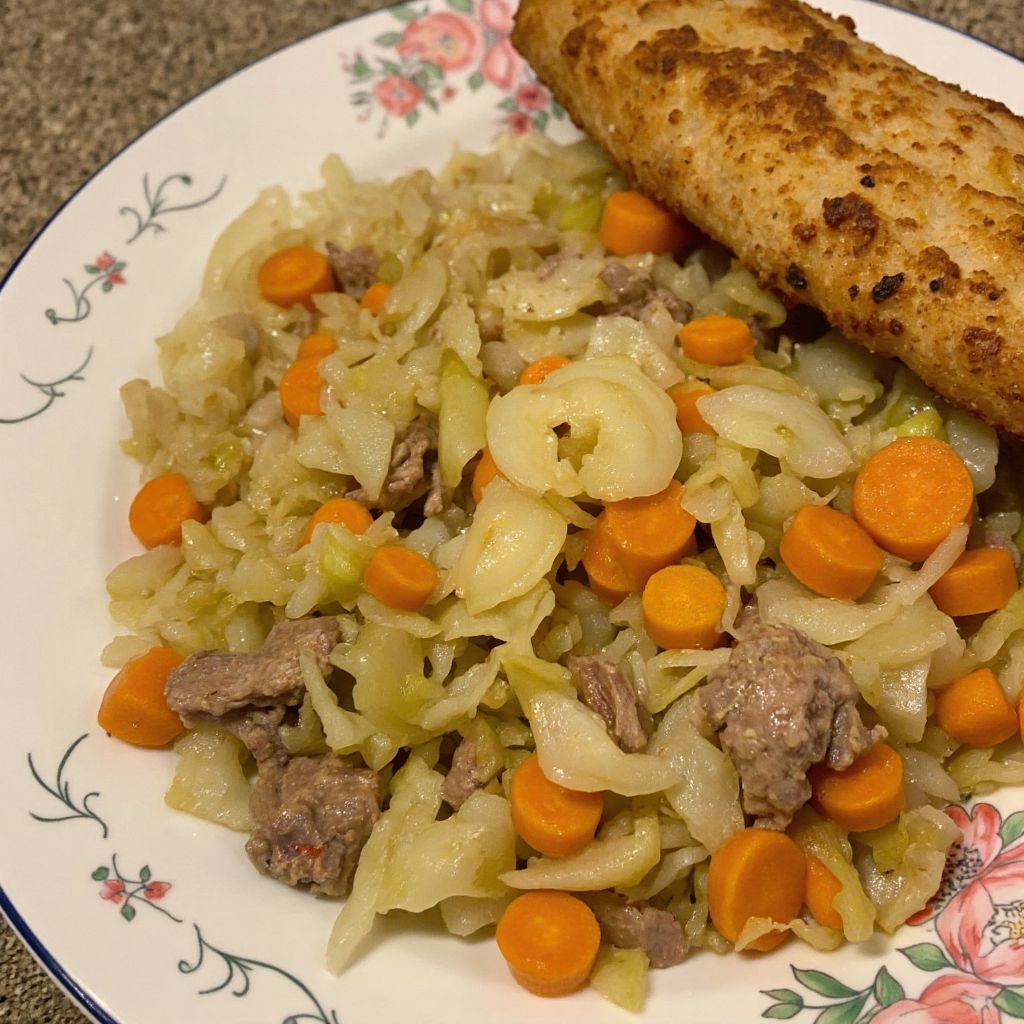 Капуста с мясом