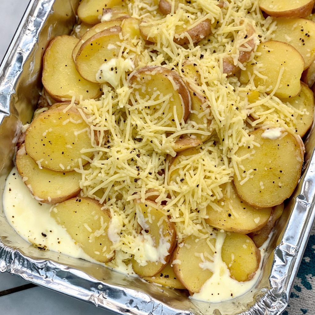 Картофель запеченный с репой