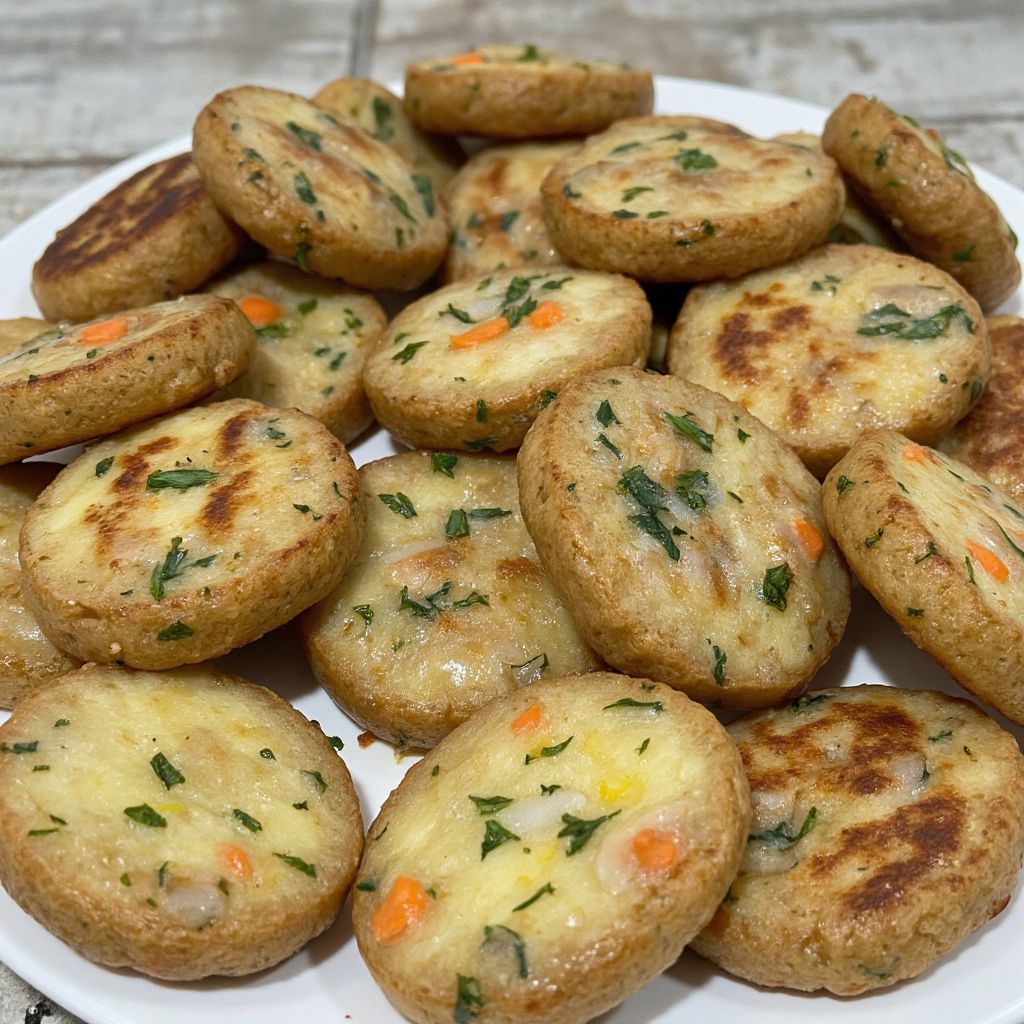 Картофельные зразы с грибами и соусом