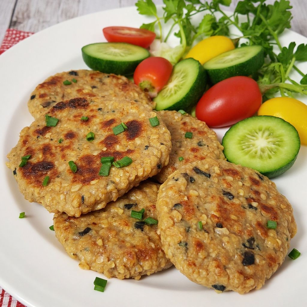 Котлеты из гречки с грибами ПП