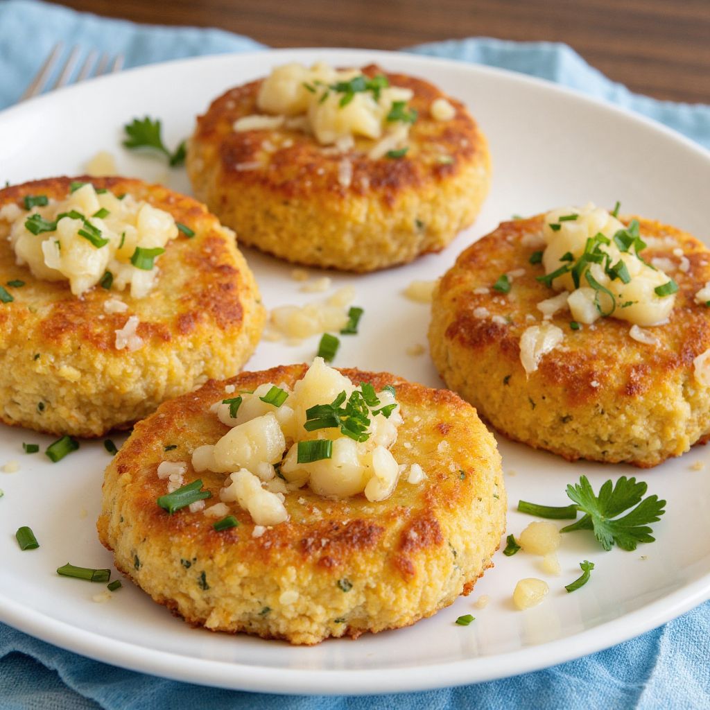 Котлеты с крабовыми палочками и сыром