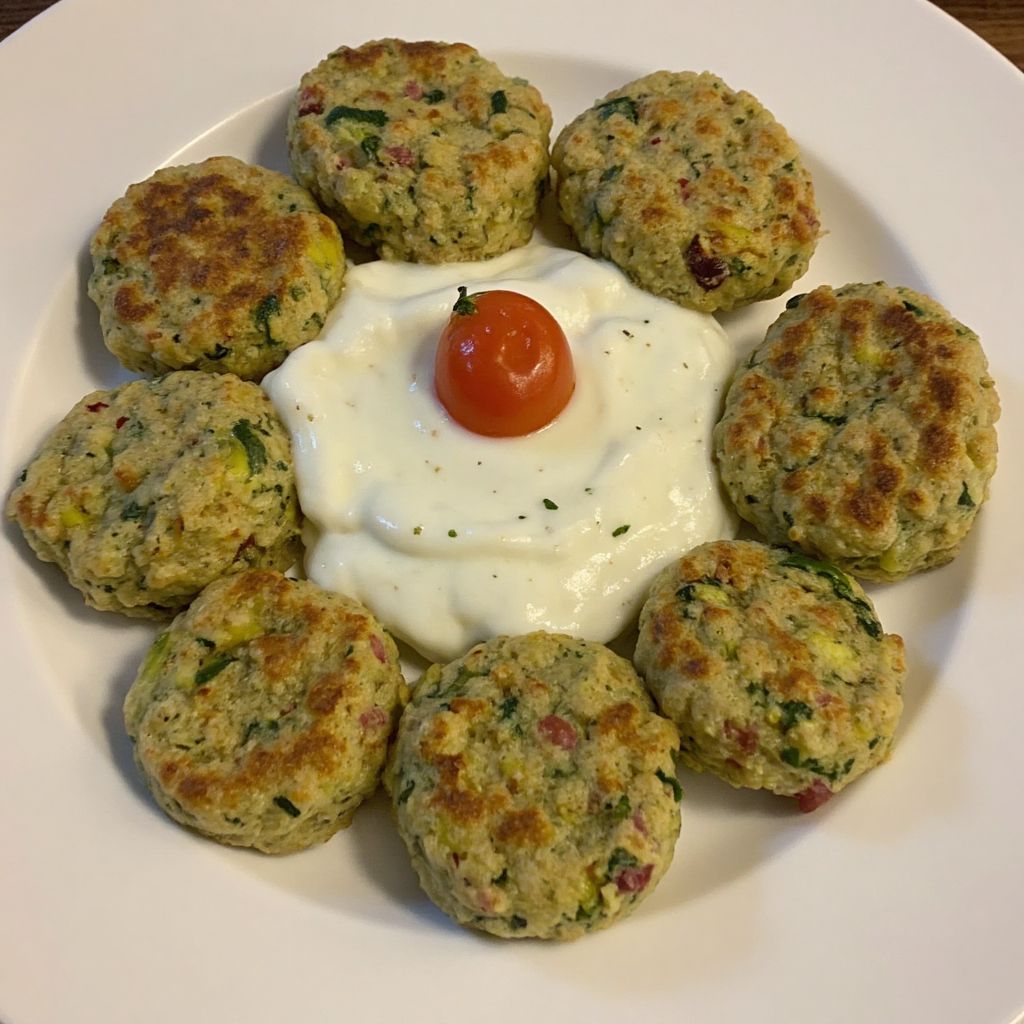 Куриные котлеты с кабачком