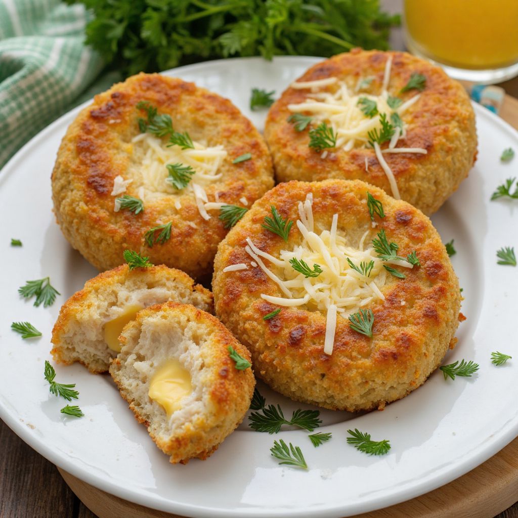 Куриные котлеты с сыром