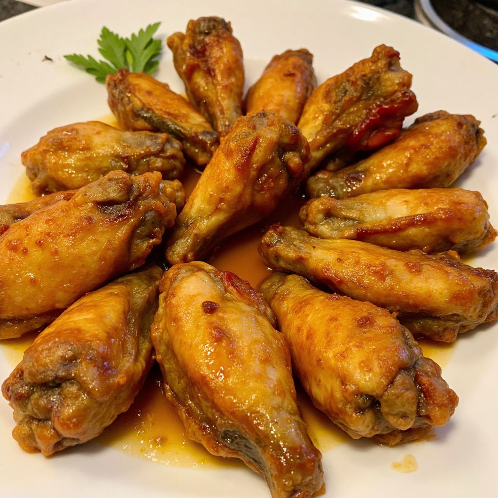 Куриные крылышки, запеченные в духовке