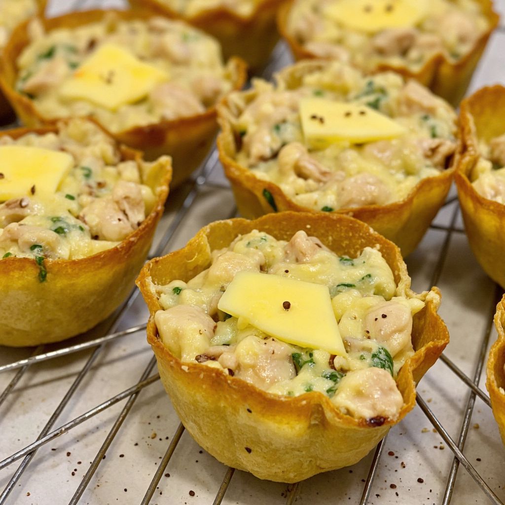 Куриные маффины с начинкой