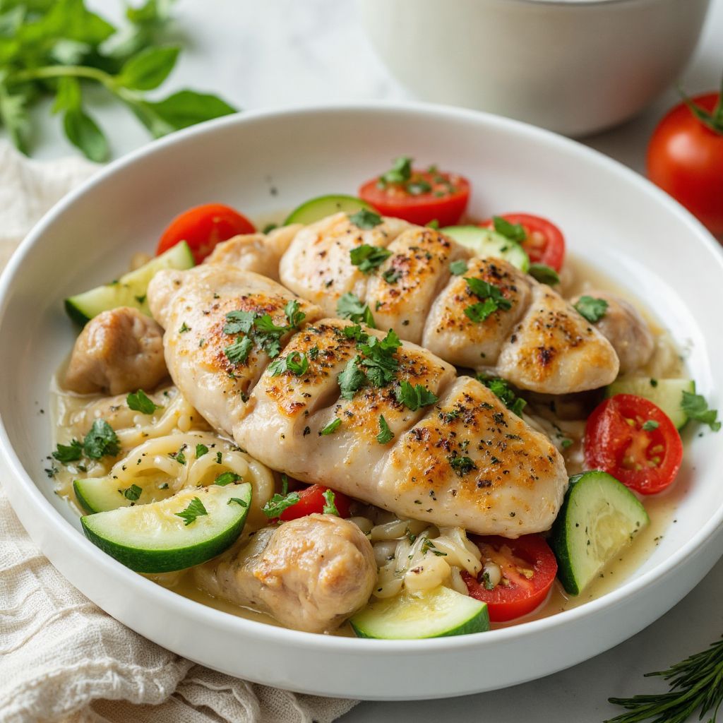 Курица в сливках с прованскими травами