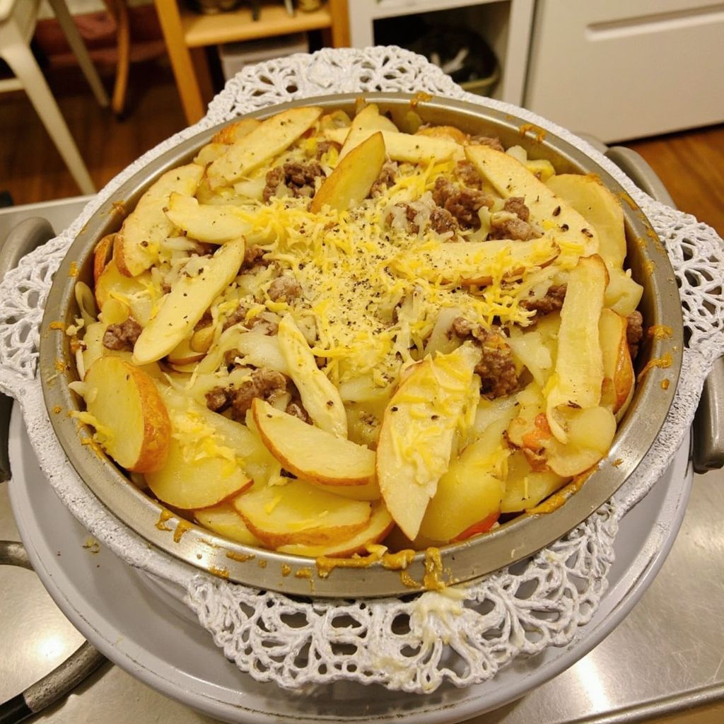 Курица с картофелем по-французски