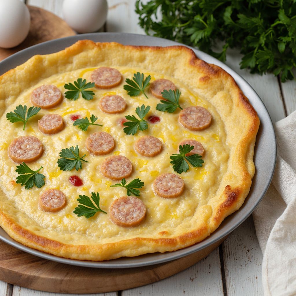 Блины с колбаской