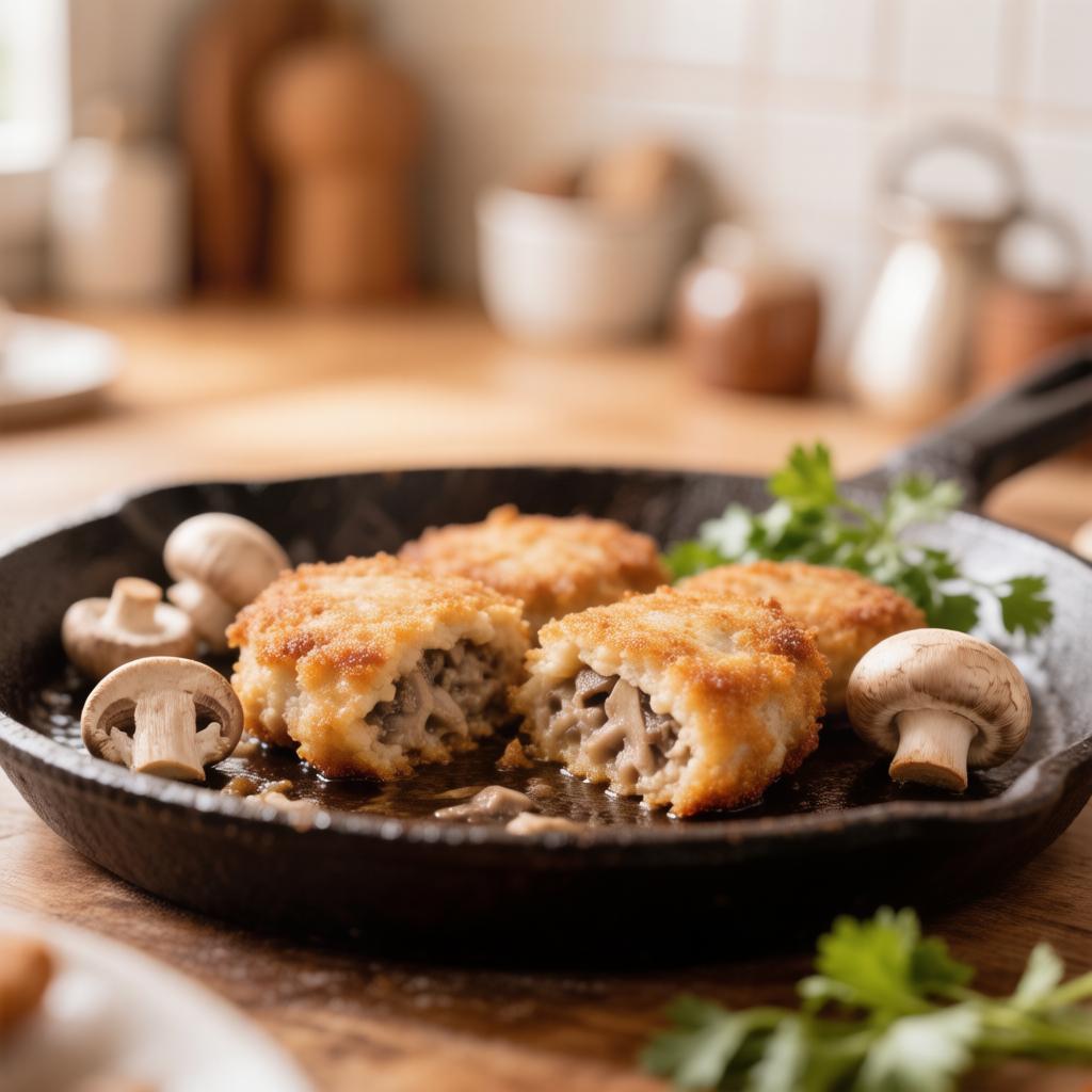 Куриные зразы с грибами