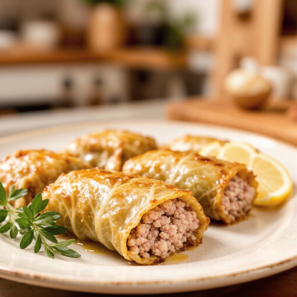 Ленивые голубцы из куриного фарша в духовке