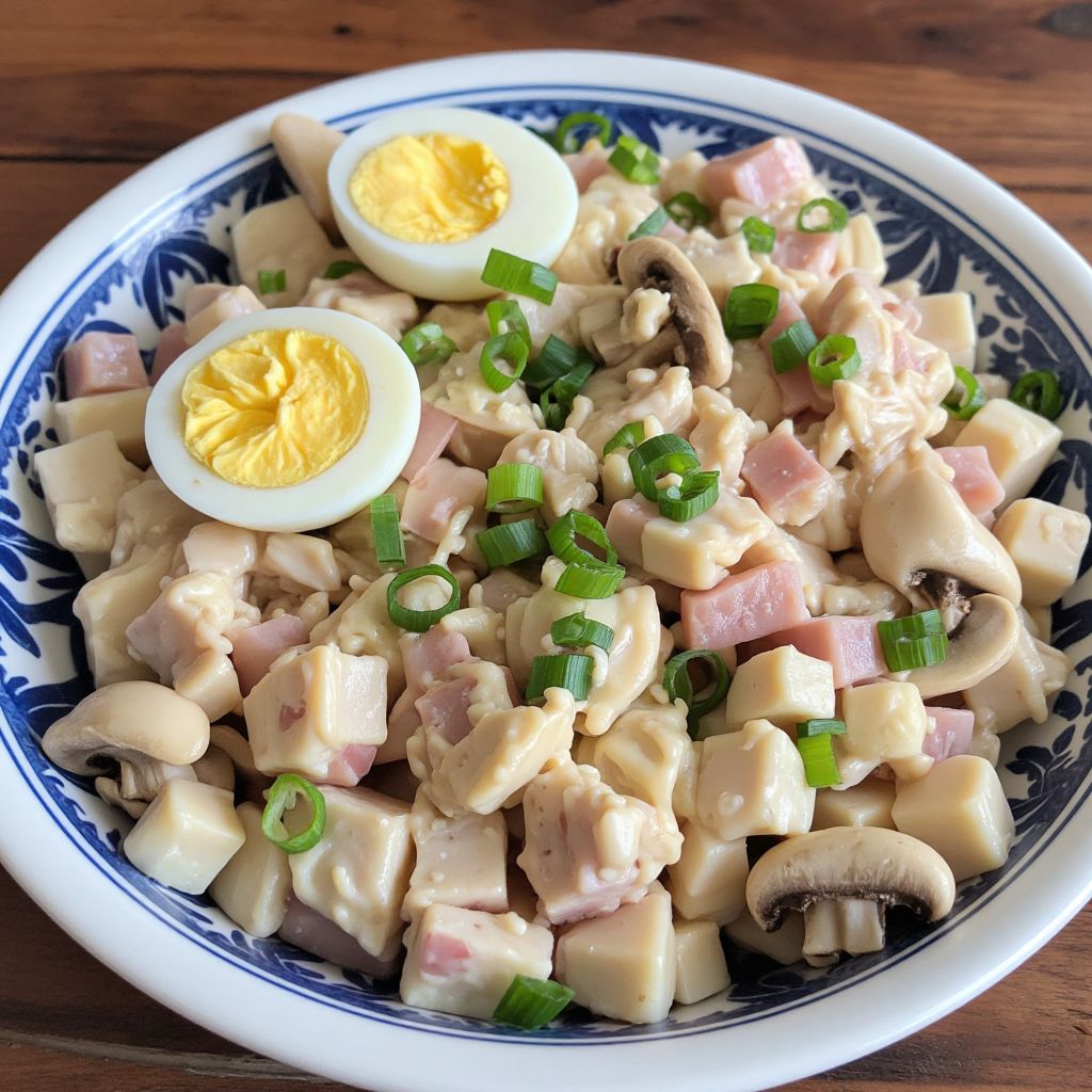 Салат «Дуэт с курицей и ветчиной»