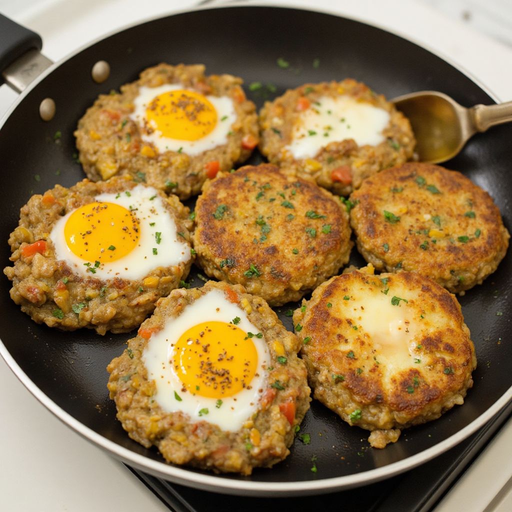 Фаршированные куриные гнёзда